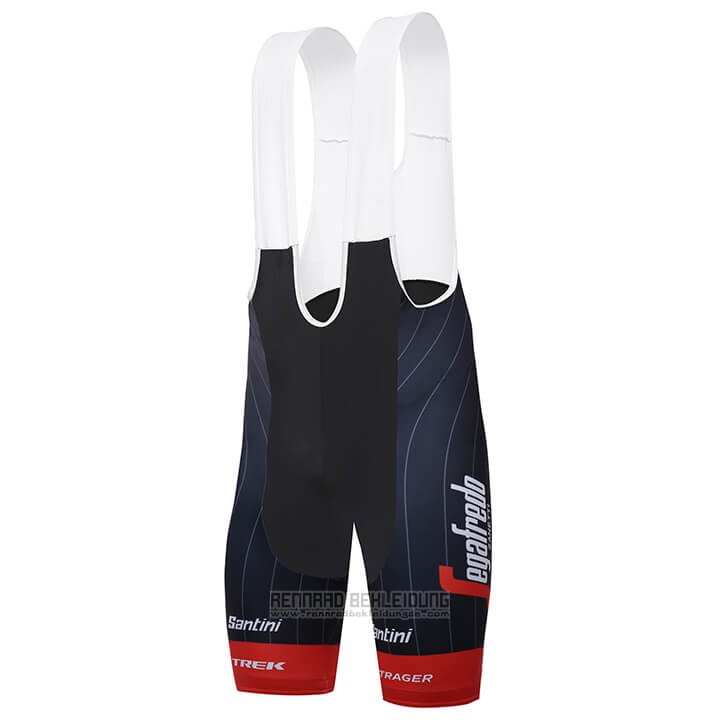 2018 Fahrradbekleidung Trek Segafredo Tour de France Wei Rot Trikot Kurzarm und Tragerhose